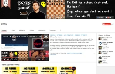Chaîne Youtube échecs R2D3