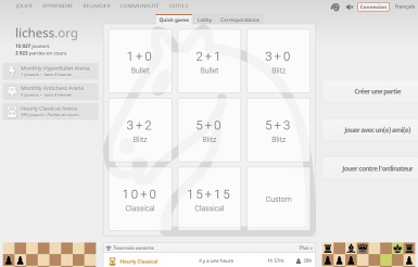 Lichess.org jeu d'échecs gratuit en ligne