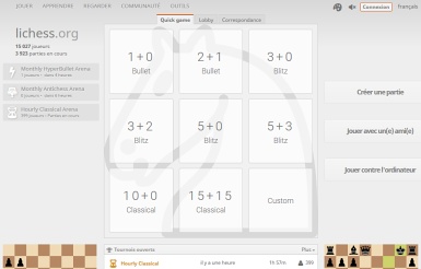 Jouer aux échecs en ligne