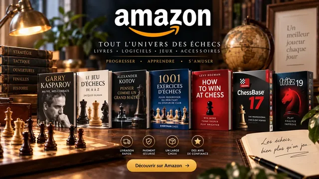 Amazon : livres, logiciels, jeux et accessoires d’échecs