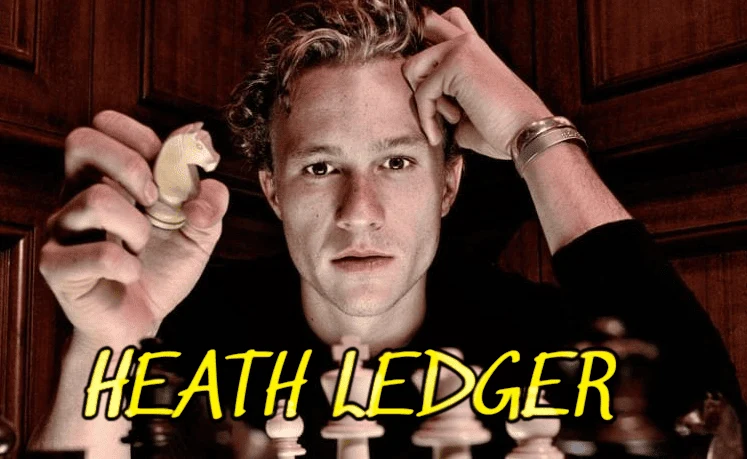 Heath Ledger, acteur et joueur d'échecs