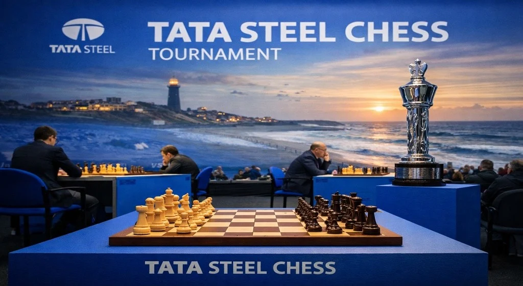 Tata Steel Chess Tournament à Wijk aan Zee, célèbre tournoi international d'échecs organisé par Tata Steel