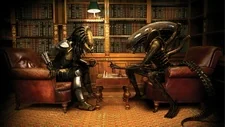 Fond d'écran sur les échecs Alien versus Predator