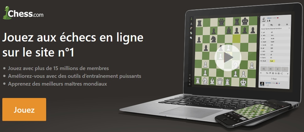 Revue et avis du site Chess.com pour jouer aux échecs en ligne