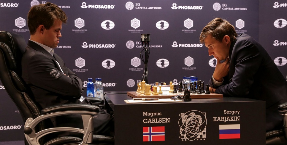 Championnat du monde d'échecs 2016 entre Magnus Carlsen et Sergueï Karjakin : 1ère partie