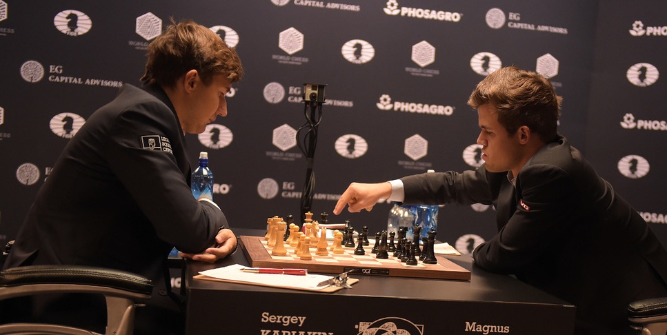 Championnat du monde d'échecs 2016 entre Magnus Carlsen et Sergueï Karjakin : 2ème partie