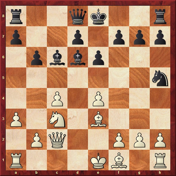 Exemple d'éléments tactiques aux échecs