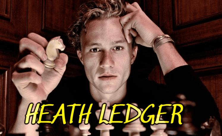 Heath Ledger, acteur et joueur d'échecs