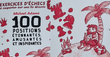 Livre Exercices d'échecs à emporter sur une île déserte de Michael Adams