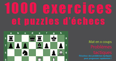 Livre 1000 exercices et puzzles d’échecs par Régis Warisse