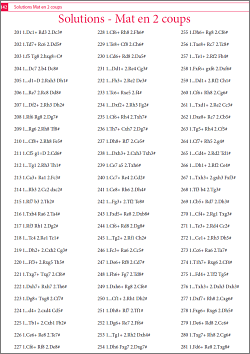 Solutions des exercices d'échecs