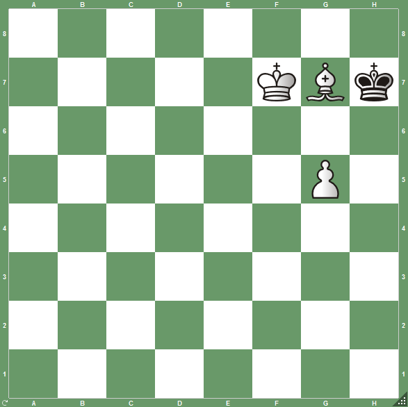 Puzzle échecs mat en 1 coup - trait aux blancs - Pion 1