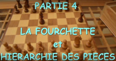 Vidéo : Les coups stratégiques aux échecs, fourchette et hiérarchie des pièces aux échecs